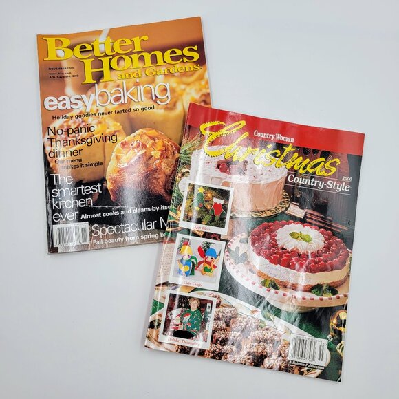 Better Homes & Gardens Magazine November 2000 Easy Baking Christmas Country Styl - Picture 2 of 13